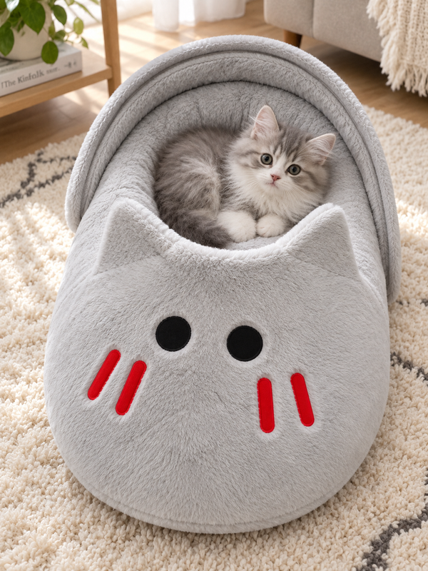 SnoozeSlipper™ Cat Bed