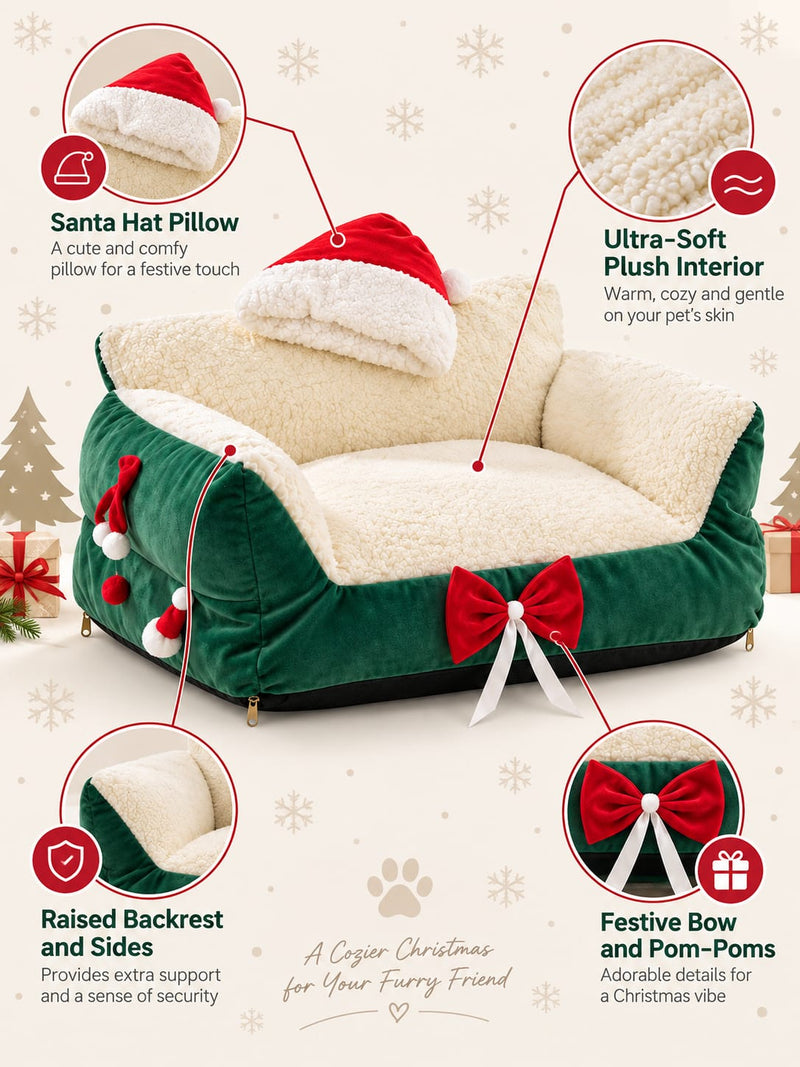 SnoozeSofa™ Christmas Pet Bed