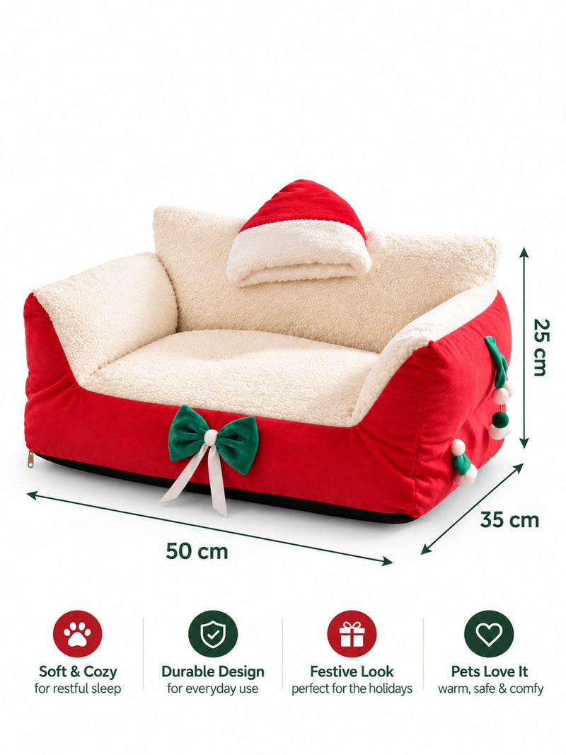 SnoozeSofa™ Christmas Pet Bed