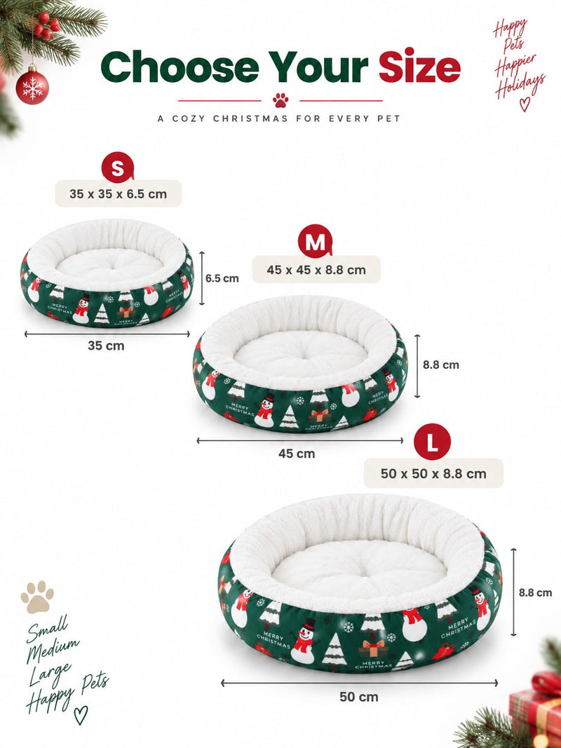 SnoozeNest™ Christmas Pet Bed