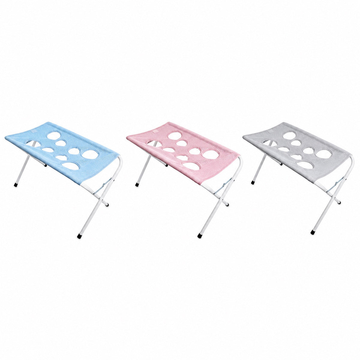 Flip Gear Hammock available in blue, pink and grey